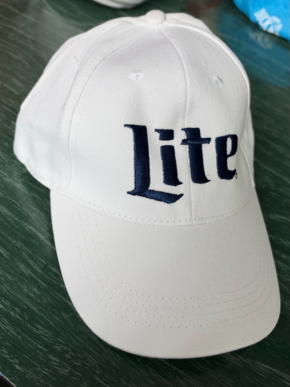 Miller Lite Beer White Baseball Cap